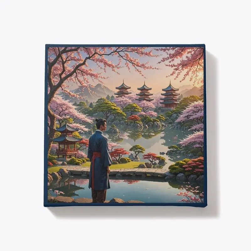 Serenity in Sakura Garden Art