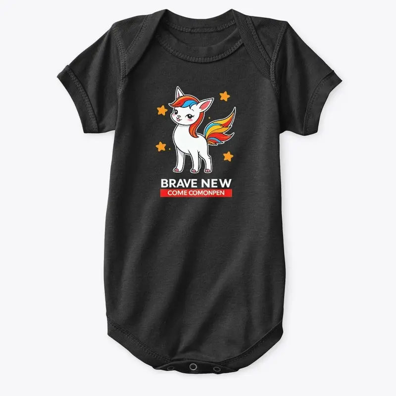 Colorful Unicorn Dreams Kids Tee