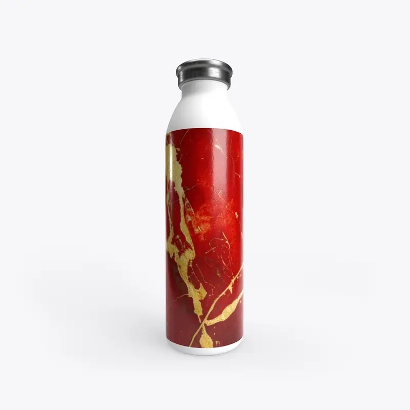 "Crimson Vein" Stainless Water Bottle