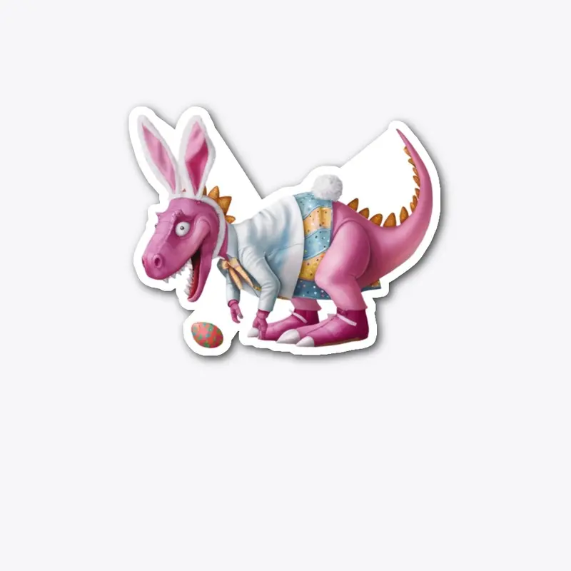 "Festive Dino Bunny" 